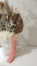Load image into Gallery viewer, Everlasting dried floral arrangement in a pot.