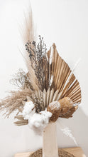 Load image into Gallery viewer, Sand and rock salt potted dried floral arrangement.