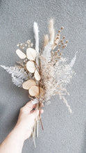 Load image into Gallery viewer, Little mini dried floral bunch with a palm- Nudgee
