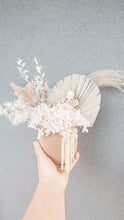 Load image into Gallery viewer, Neutral, cream and white middi potted floral arrangement,