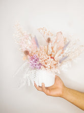 Load image into Gallery viewer, Pastel coloured innocent floral potted arrangement- blossom