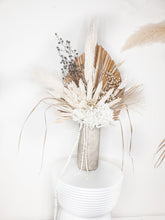Load image into Gallery viewer, statement dried floral and palm moody arrangement- ground