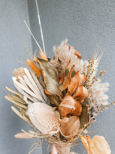 Load image into Gallery viewer, Deep rust and orange dried floral bouquet- Vinny