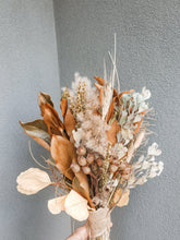 Load image into Gallery viewer, Deep rust and orange dried floral bouquet- Vinny