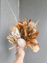 Load image into Gallery viewer, Deep rust and orange dried floral bouquet- Vinny