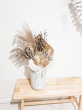 Load image into Gallery viewer, Native dried floral bunch in a vase- Moon rock