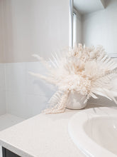 Load image into Gallery viewer, All white dried floral tropical pot- tropics