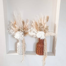 Load image into Gallery viewer, Tassels small-mid  potted dried floral arrangement- clay