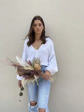 Load image into Gallery viewer, Gorgeous browns and raw toned everlasting floral bunch- Night in