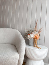 Load image into Gallery viewer, Sunset series, peach beautiful everlasting potted arrangement- Evan pot.