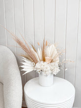 Load image into Gallery viewer, Everlasting warm dried floral arrangement in a pot- Peachy skies/ sunset series