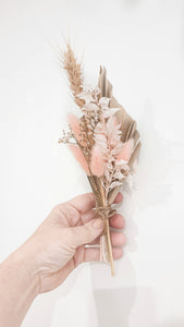 Mini palm and dried floral arrangement- For the girls