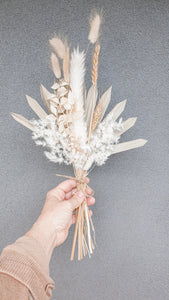 Dried floral bunch with fan palm- Bliss bunch.