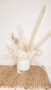 Full pampas and dried floral arrangement- Girly luxe