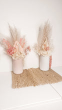 Load image into Gallery viewer, Sundaes at the beach dried florals in a pot- white and pink
