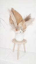 Load image into Gallery viewer, Oversized natural and white dried floral potted arrangement.- Moments
