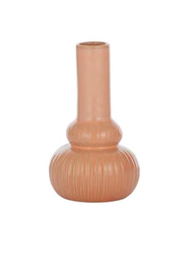 Flugal Ceramic Vase 9x15cm Nude