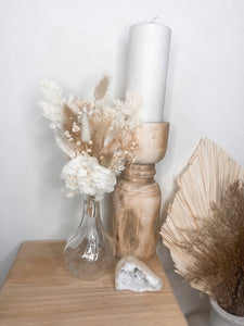 Cupid dried flower bunch with earthy neutral shades