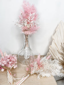 Donner little pink dried flower arrangement