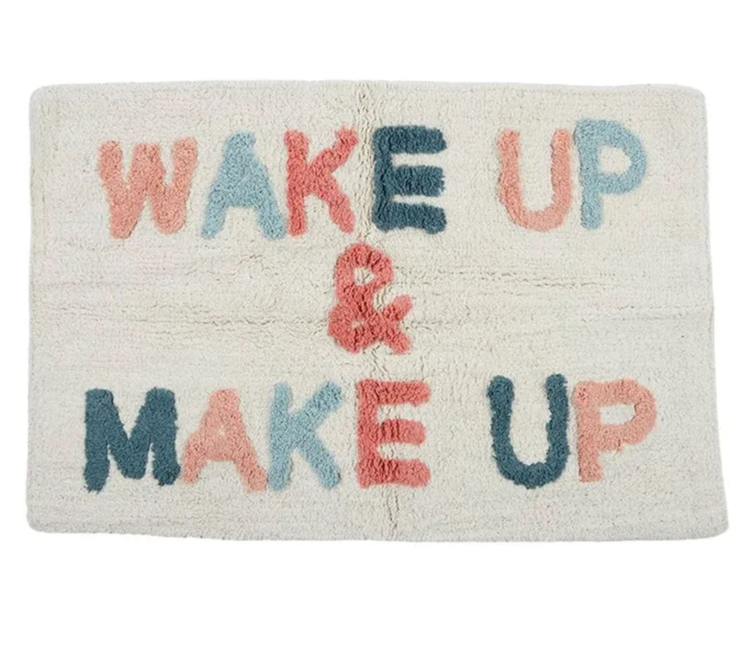 Wake Up Cotton Bath mat 50x80CM