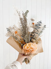 Load image into Gallery viewer, Sunset series peachy native dried floral bunch- Evelight.
